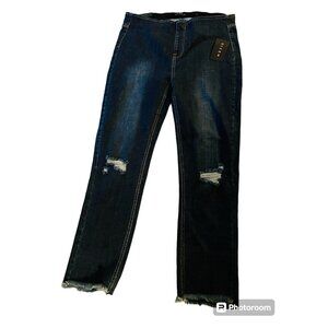 Risen High Rise Pull On Distressed Size 3XL Stretch USA Made NWT